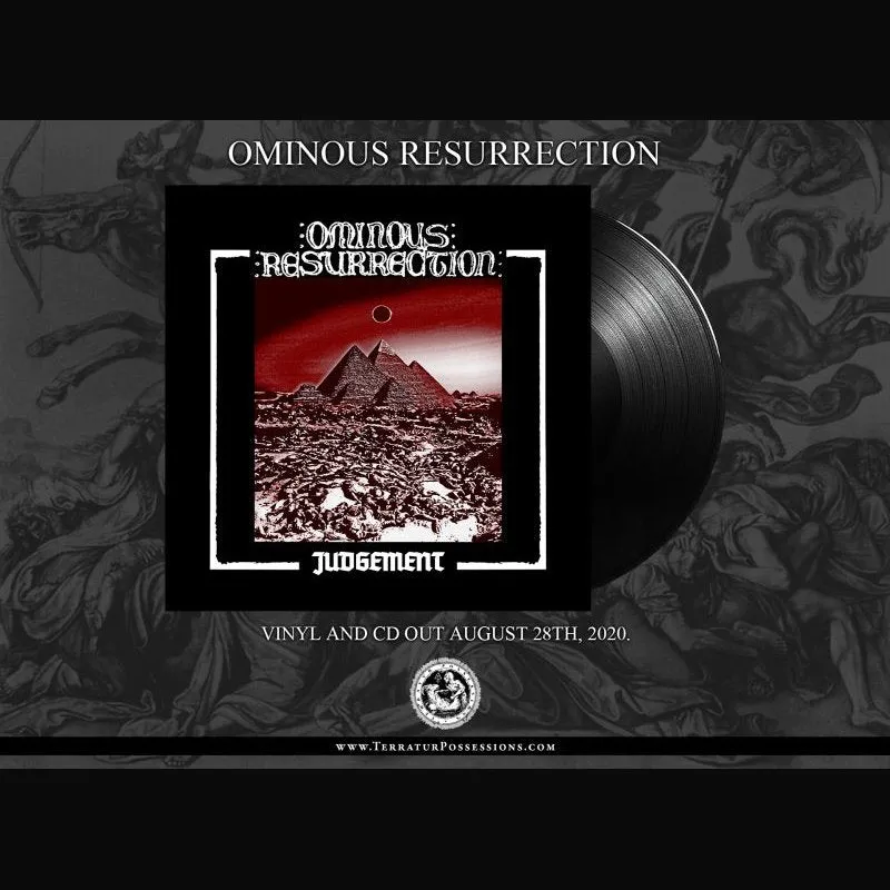 Ominous Resurrection Judgement LP vinyl mørk metal