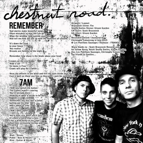 Gleam Garden / Chestnut Road splitt 7" vinyl grønn brukt