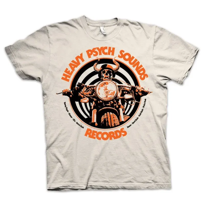 Heavy Psych Sounds #09 T-skjorte Natural/Black/Orange