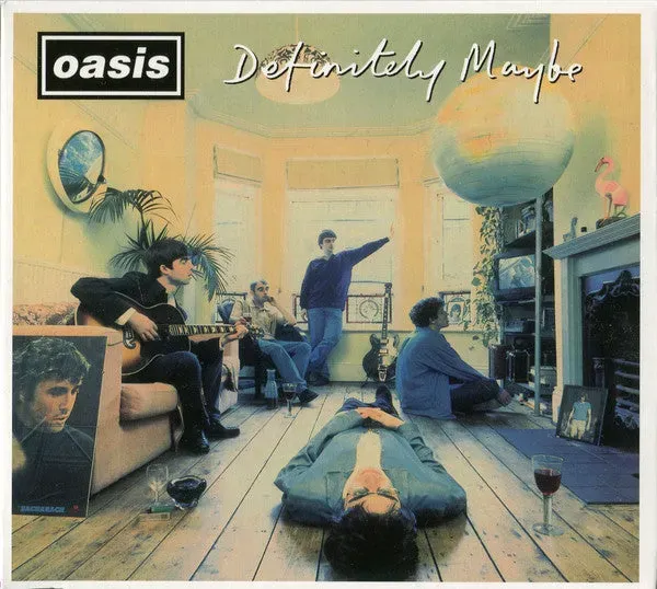 Oasis Definitely Maybe brukt CD remaster britpop