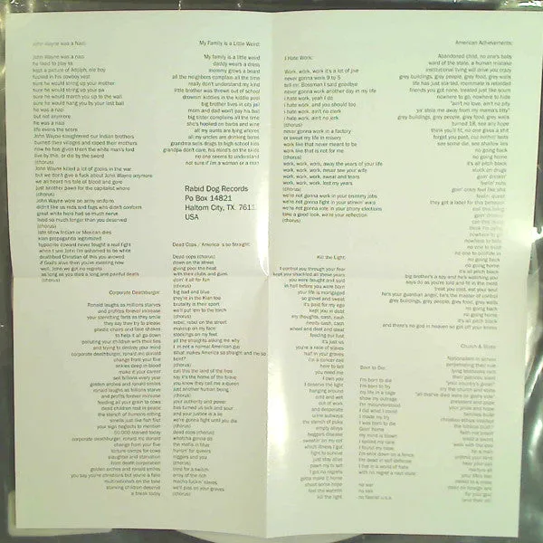 M.D.C. Millions Of Dead Cops LP bildevinyl brukt