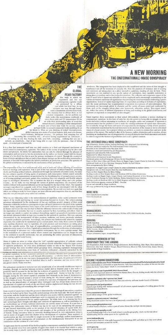 The International Noise Conspiracy A New Morning CD brukt