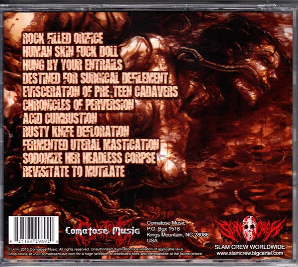Kraanium Chronicles Of Perversion CD brukt death metal