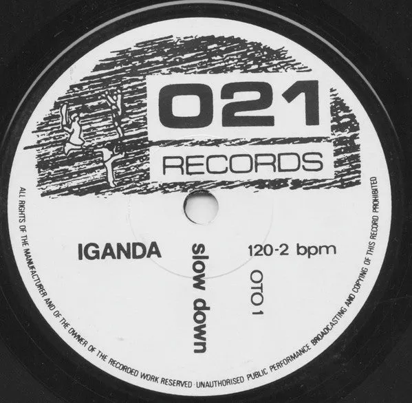 Iganda Mark Of Slavery 7" vinyl brukt roots 1979
