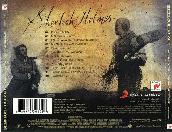 Hans Zimmer Sherlock Holmes CD brukt soundtrack