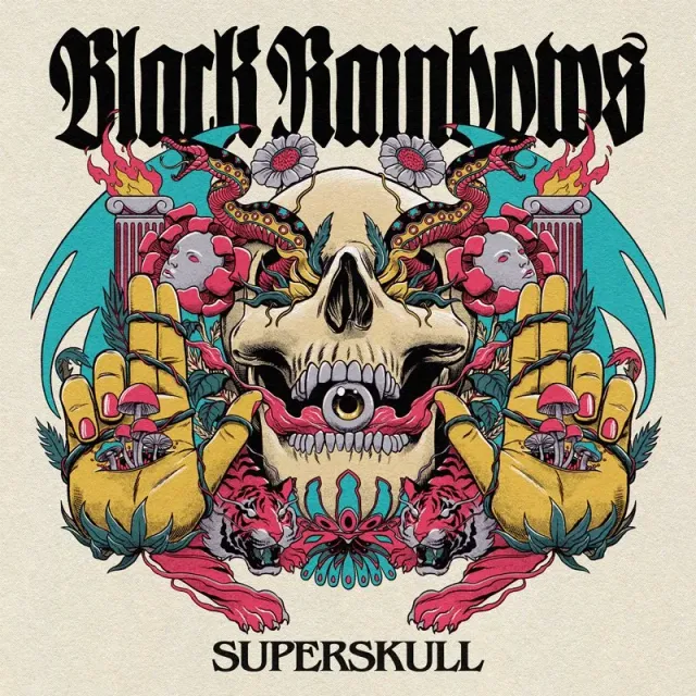 Heavy Psych Sounds Black Rainbows Superskull dobbel gatefold LP