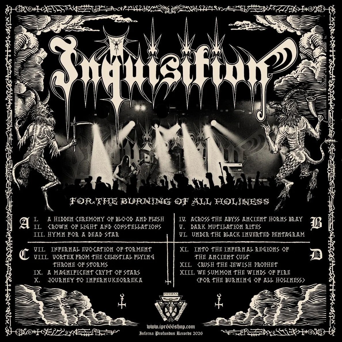 Inquisition For the Burning of All Holiness 2LP svart vinyl