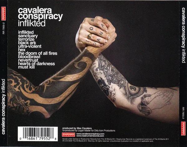 Cavalera Conspiracy Inflikted CD brukt thrash