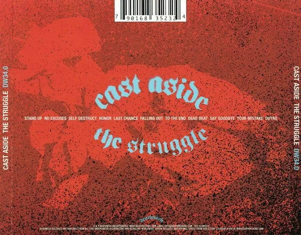 Cast Aside The Struggle CD brukt hardcore