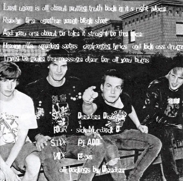 Lost Union Still They Bollocks CDr brukt hardcore
