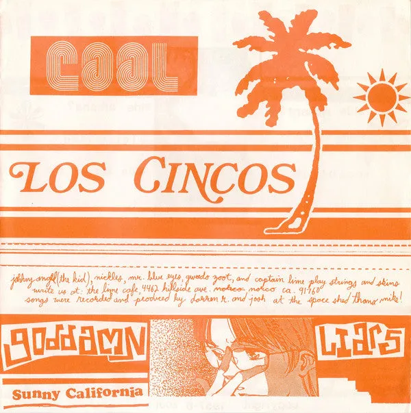 Crown For Athena Los Cincos Split EP 7" brukt garasjepunk