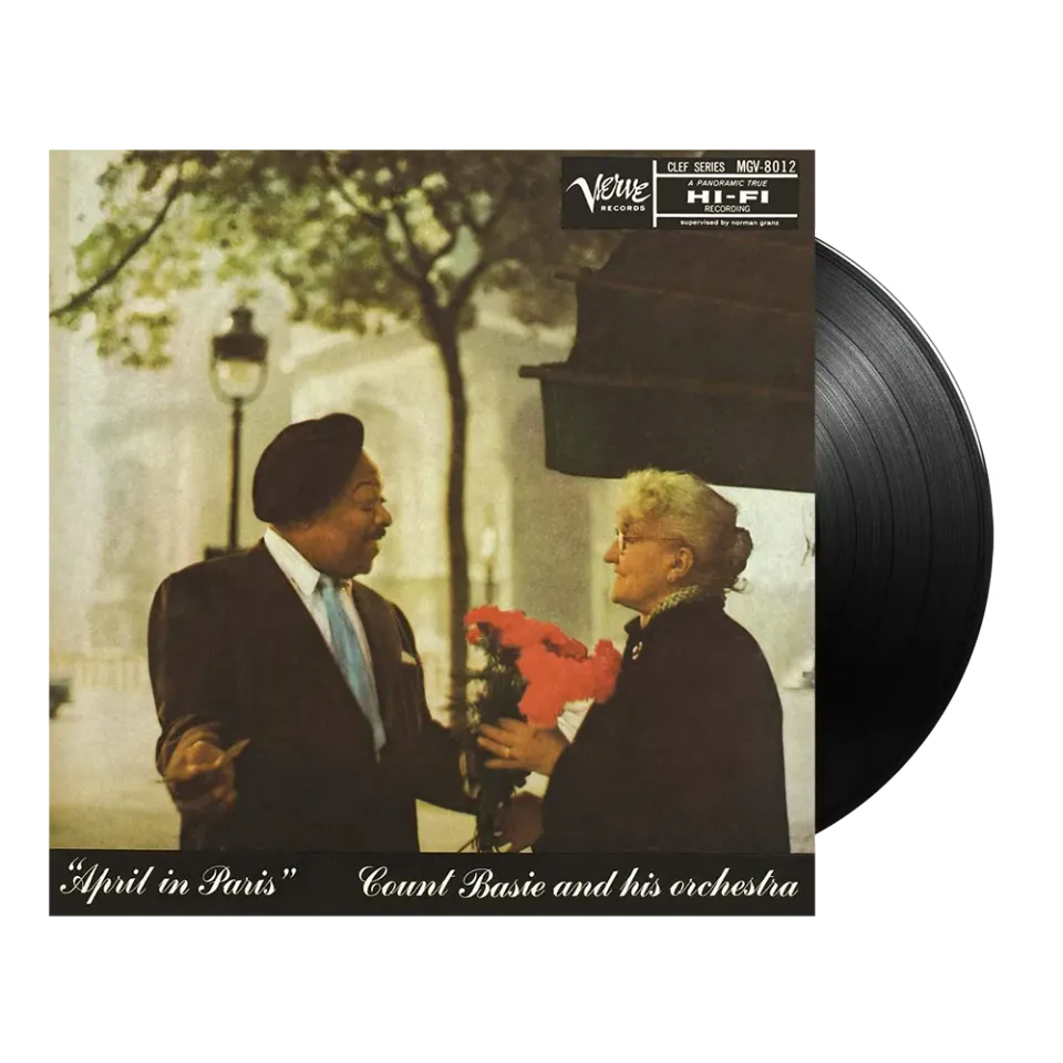 Verve Count Basie April In Paris LP storband