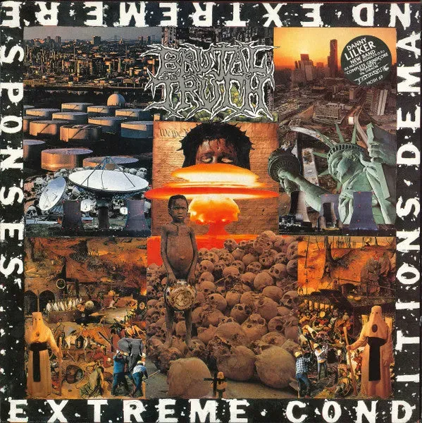 Brutal Truth Extreme Conditions LP brukt grindcore