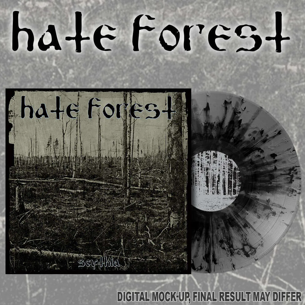 Hate Forest Scythia LP grå splatter vinyl
