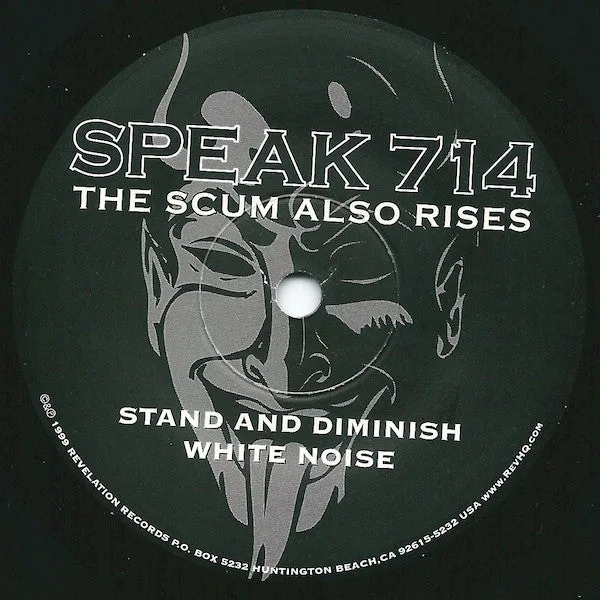 Speak Seven One Four Scum Also Rises 7" EP brukt VG+