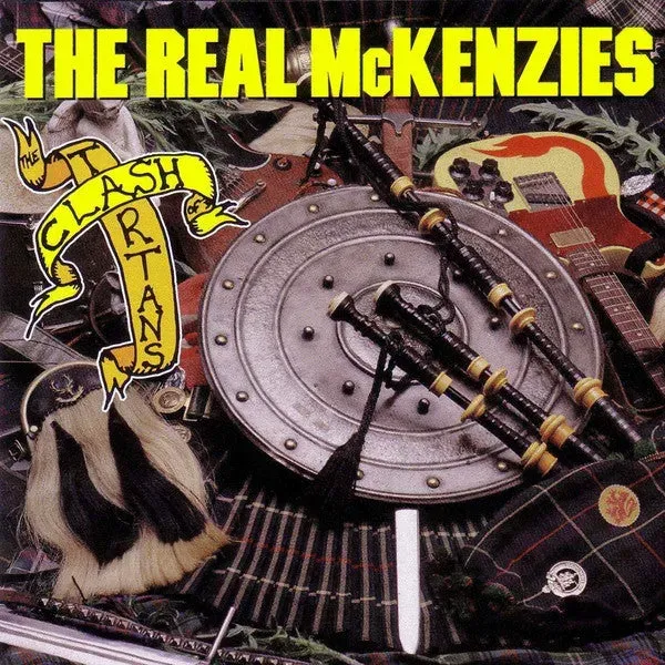 Real McKenzies Clash Tartans LP brukt folkpunk