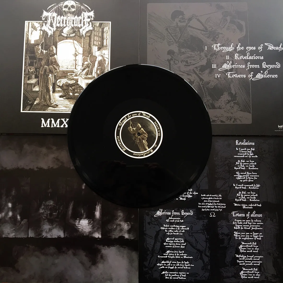 Necroracle MMXVIII MLP vinyl svart 300