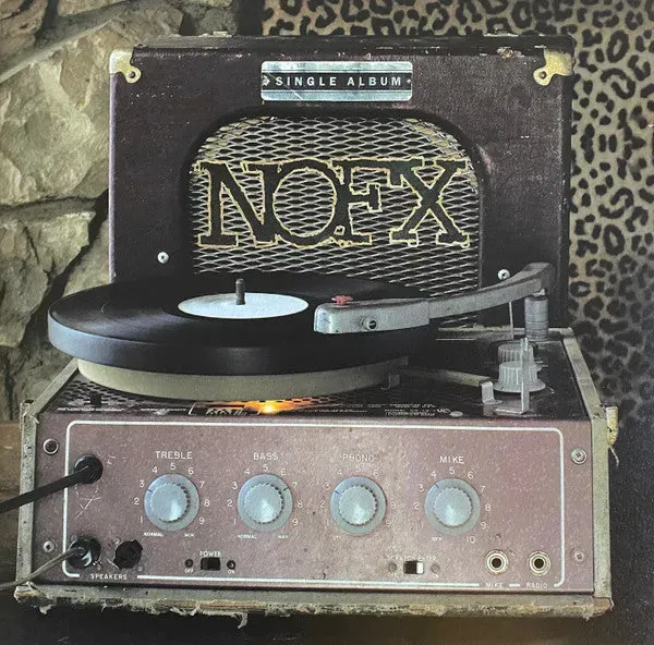 NOFX Single Album LP brukt signert svart vinyl