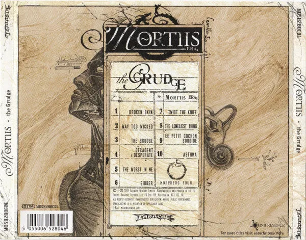 Mortiis The Grudge CD album brukt Ltd PVC-cover