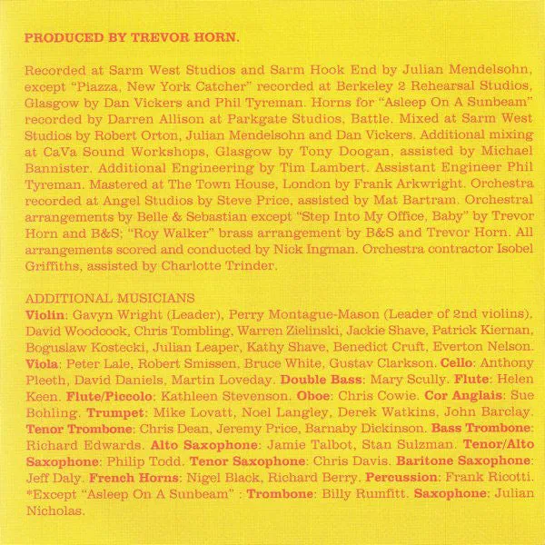 Belle & Sebastian Dear Catastrophe Waitress CD album brukt