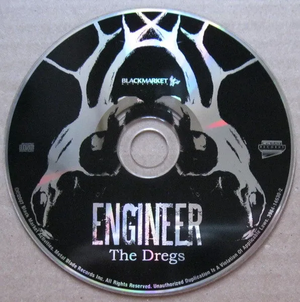 Engineer The Dregs CD brukt hardcore metalcore