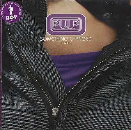 Pulp Something Changed CD-singel brukt britpop