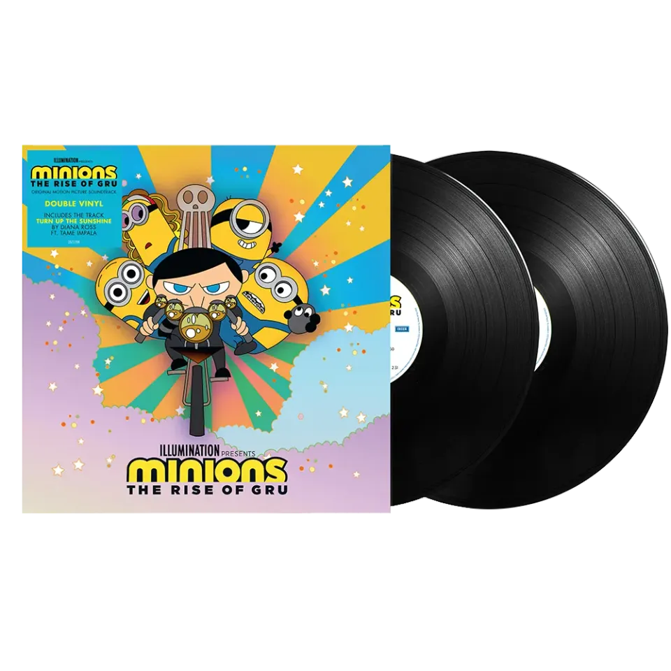Decca Minions Rise Of Gru soundtrack LP funk