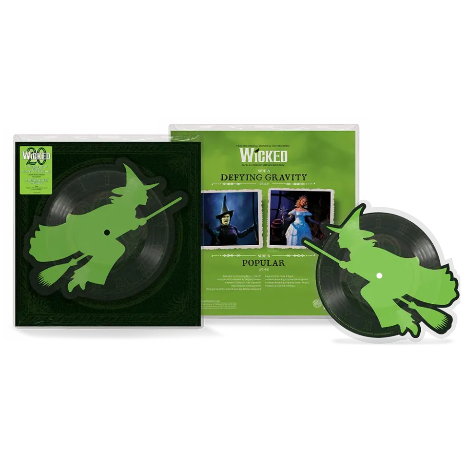 Verve Wicked Defying Gravity picture disc vinyl