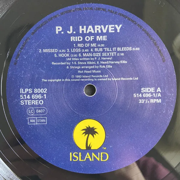 PJ Harvey Rid Of Me LP brukt indie rock