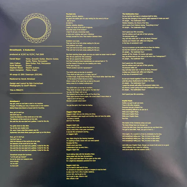 Destroyer Streethawk Seduction LP vinylplate remaster