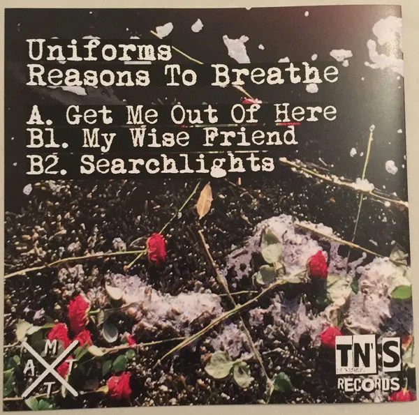 Uniforms Reasons To Breathe 7" hvit brukt punk