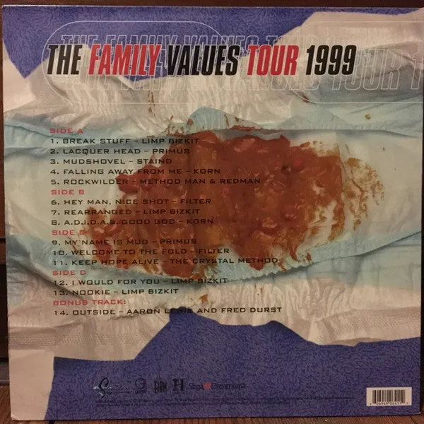 Family Values Tour 1999 dobbel vinyl 2xLP brukt