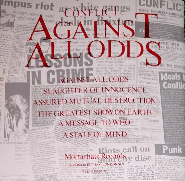 Conflict Against All Odds CD brukt punk