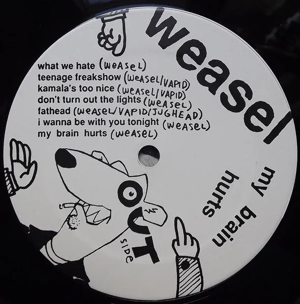 Screeching Weasel My Brain Hurts LP brukt vinyl Lookout