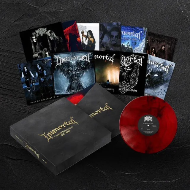 Immortal Complete Discography 1992-2023 LP boks smoke vinyl