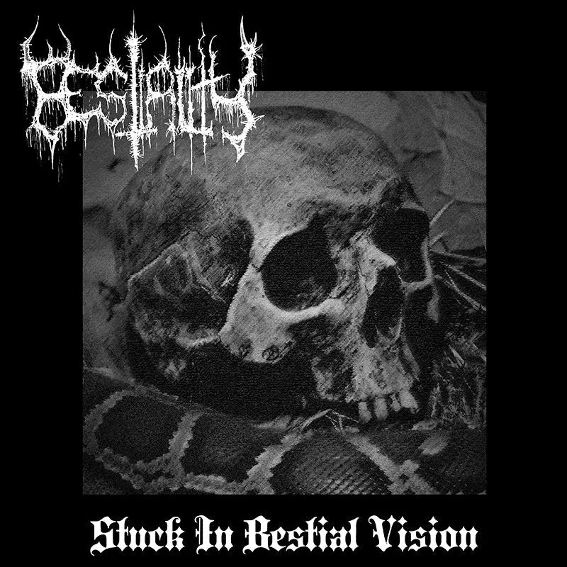 Bestiality Stuck In Bestial Vison MCD nummerert black thrash