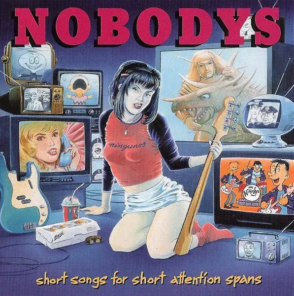 Nobodys Short Songs For Short Attention Spans LP brukt punk