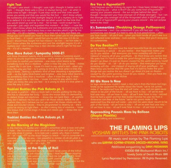 Flaming Lips Yoshimi Battles Pink Robots CD brukt