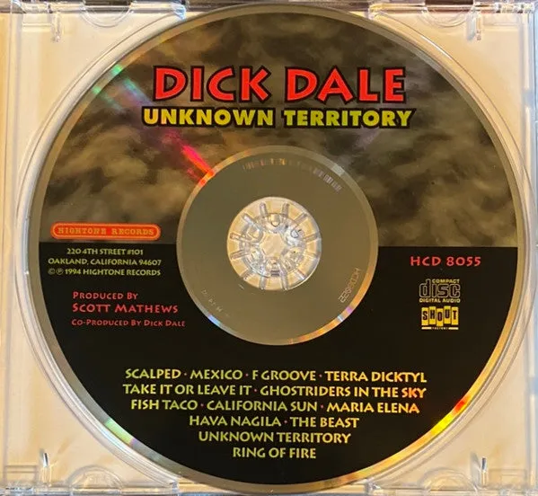 Dick Dale Unknown Territory CD surf album brukt