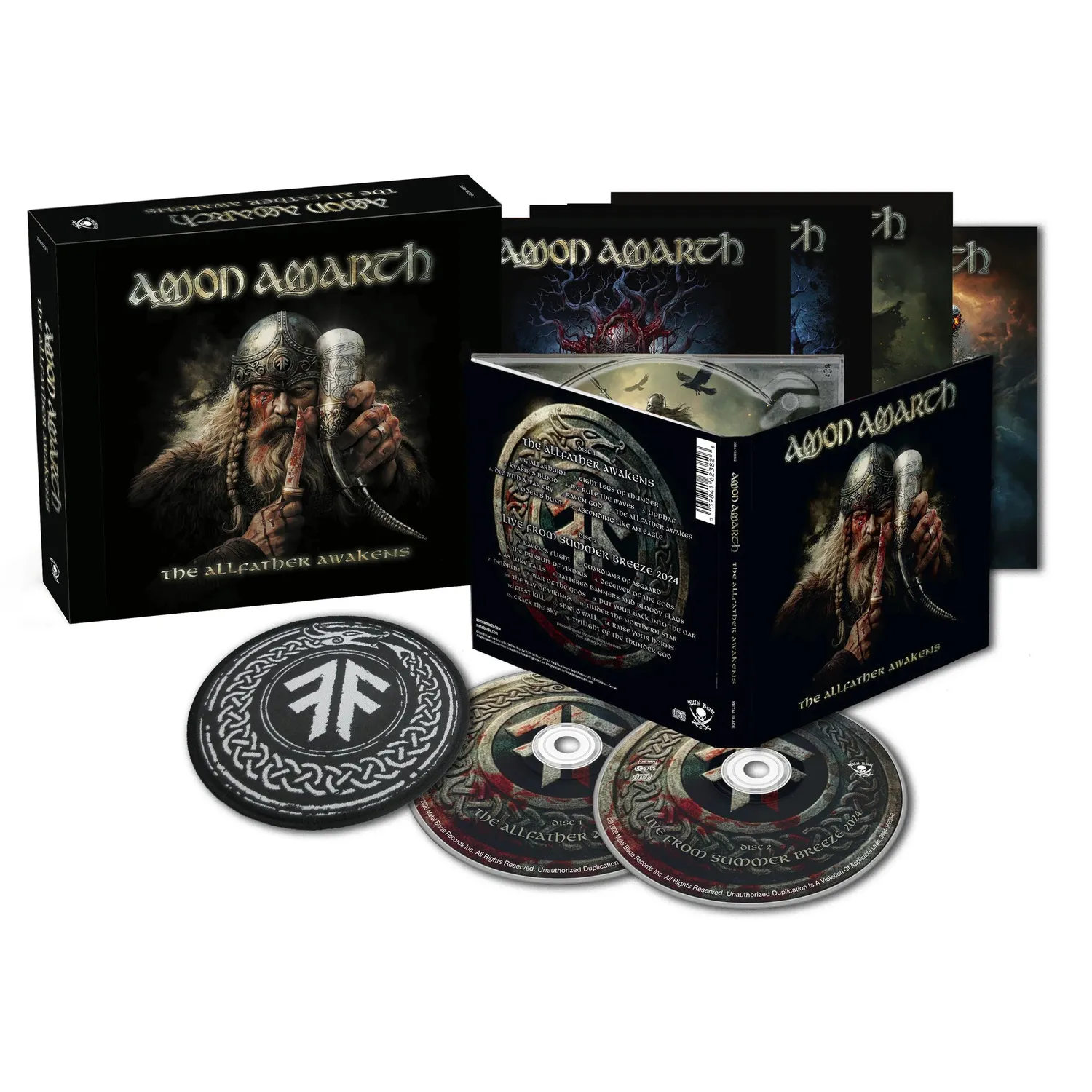 Amon Amarth The Allfather Awakens 2CD box lenticular