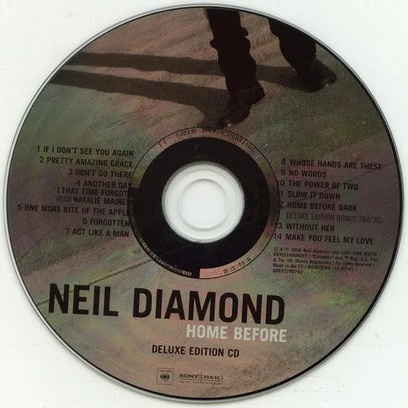 Neil Diamond Home Before Dark CD brukt deluxe album+DVD