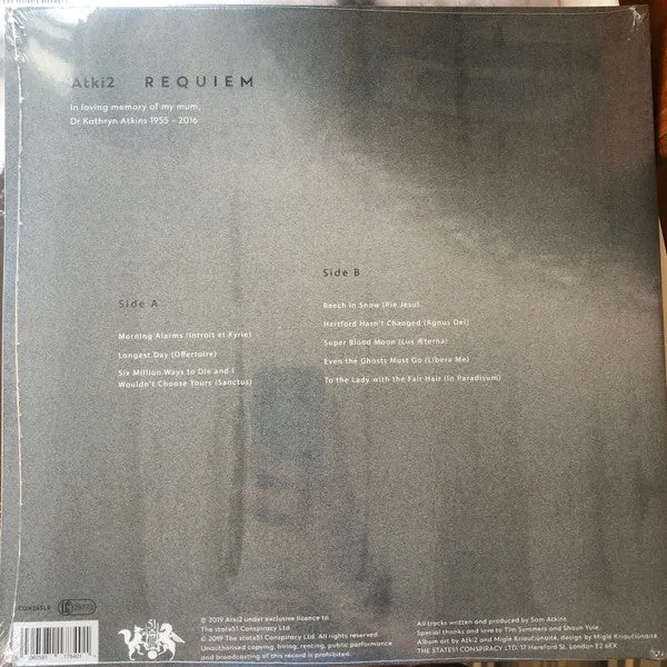 Atki2 Requiem LP vinyl brukt dark ambient