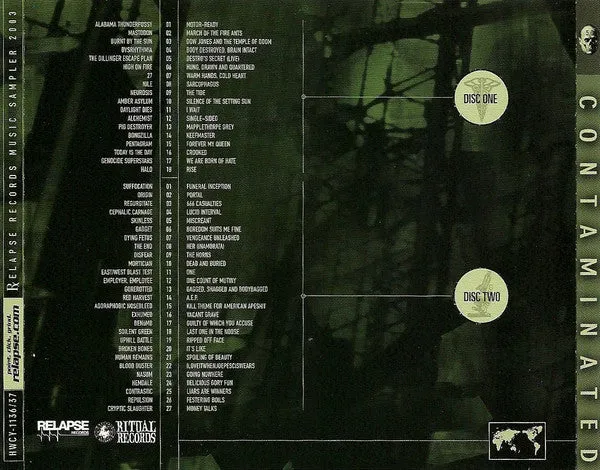 Various Contaminated 5.0 2CD brukt japan death metal