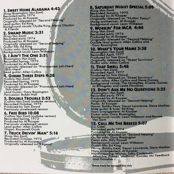 Lynyrd Skynyrd Skynyrd's Innyrds CD samling brukt