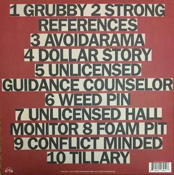 Drug Church Cheer LP vinyl brukt halv gul limiter