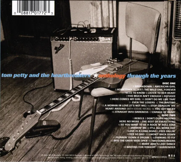 Tom Petty Anthology Through The Years 2xCD brukt