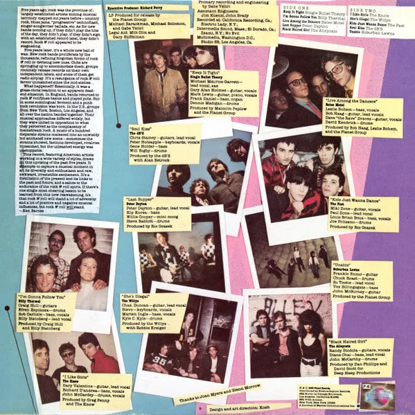 Various – Sharp Cuts vinyl LP promo punk 1980