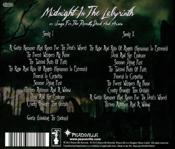 Cradle Of Filth Midnight In The Labyrinth 2xCD brukt orkestral