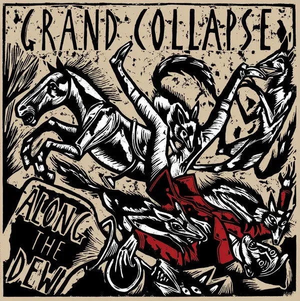 Grand Collapse Along The Dew LP rød vinyl brukt