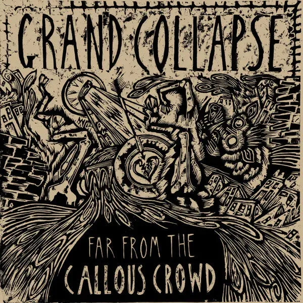Grand Collapse Far From The Callous Crowd LP vinyl brukt